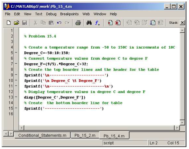 using-matlab-create-a-table-that-shows-the-relationship-between-the-units-of-temperature-in