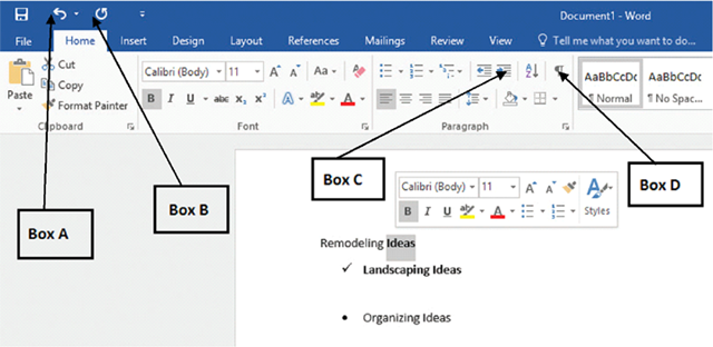 In the accompanying image of a Microsoft Word 2016 document, which of ...